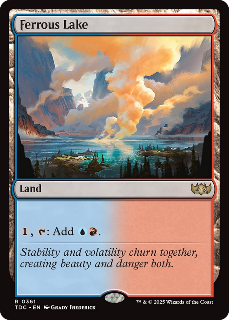Ferrous Lake [Tarkir: Dragonstorm Commander] | Mega City Incorporated