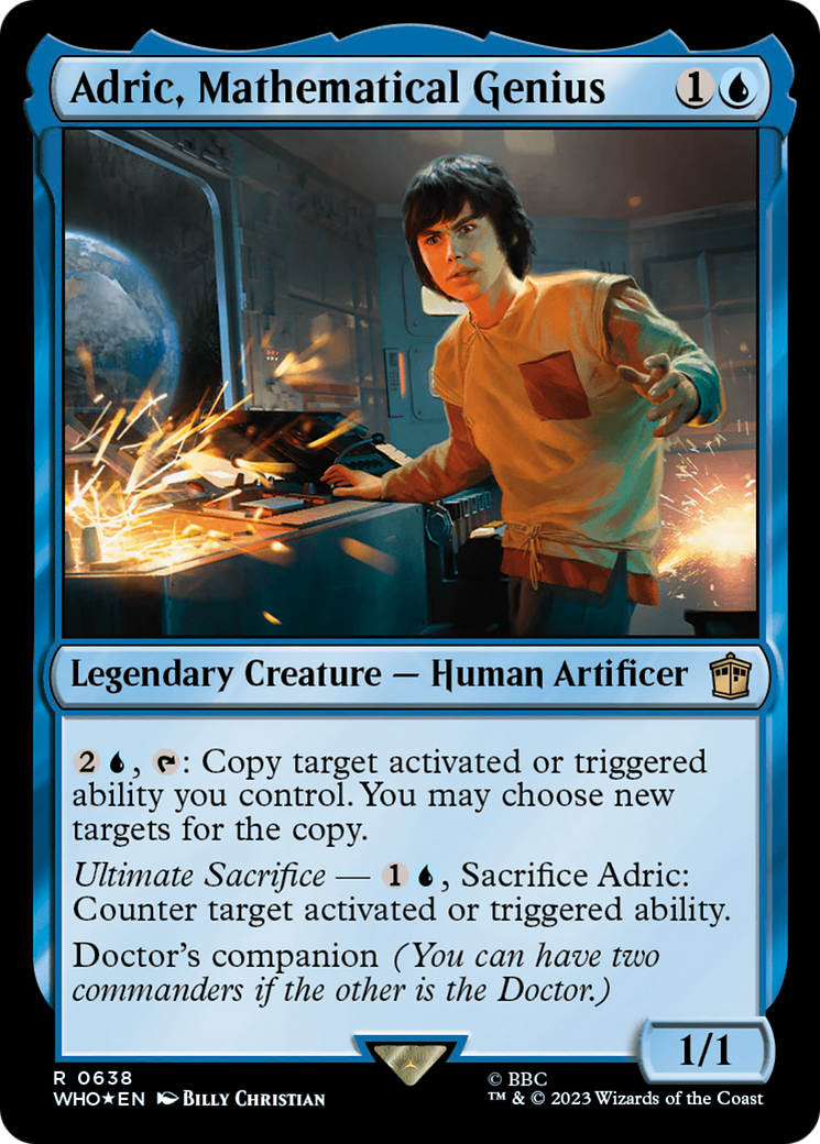 Adric, Mathematical Genius (Surge Foil) [Doctor Who] | Mega City Incorporated