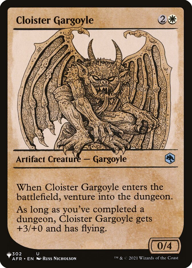 Cloister Gargoyle (Showcase) [The List] | Mega City Incorporated