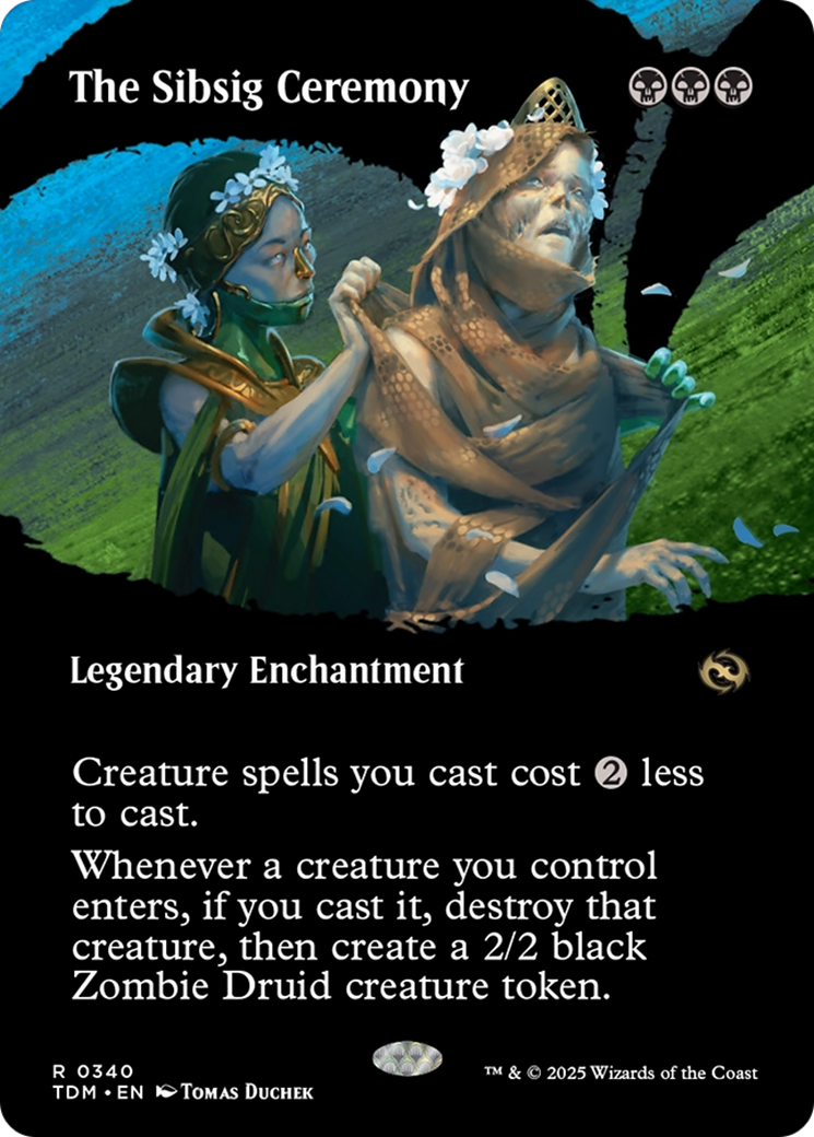 The Sibsig Ceremony (Borderless) [Tarkir: Dragonstorm] | Mega City Incorporated