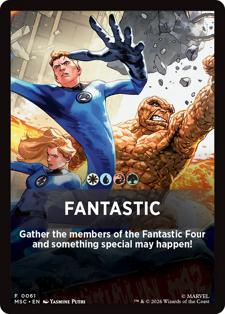 Fantastic Theme Card [Marvel Super Heroes Commander] | Mega City Incorporated