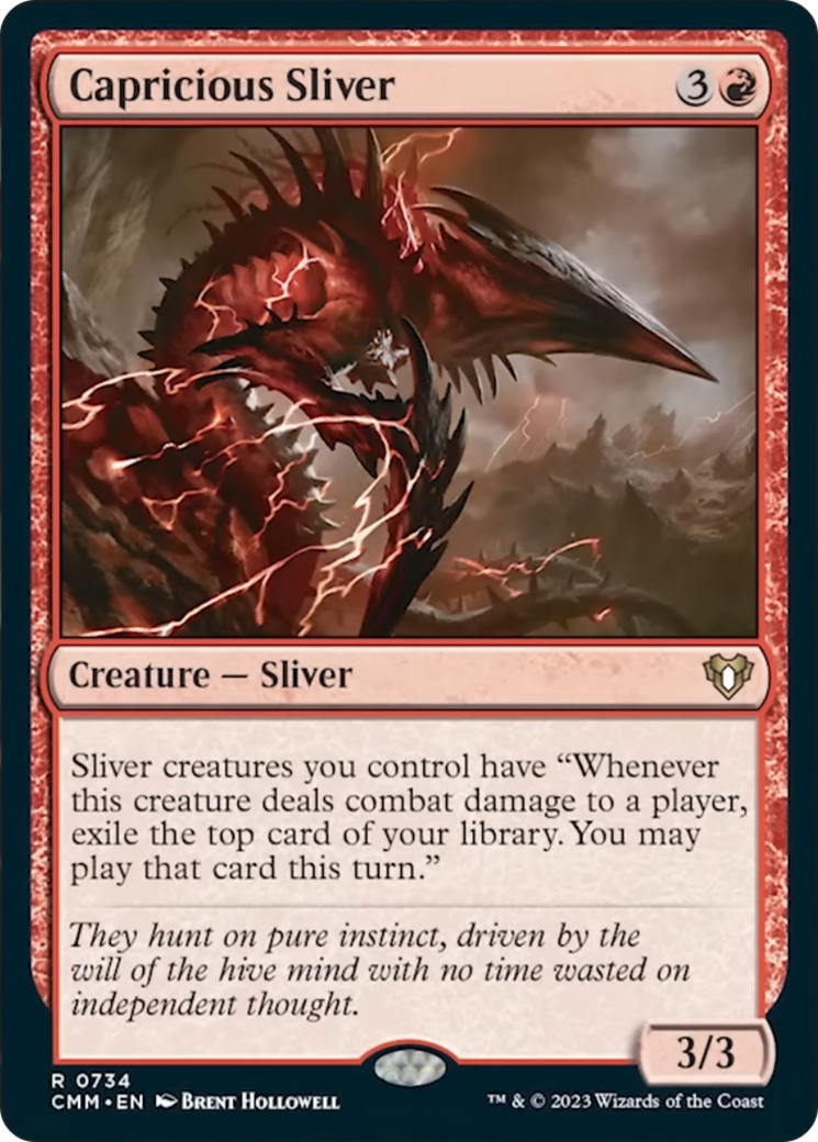 Capricious Sliver [Commander Masters] | Mega City Incorporated