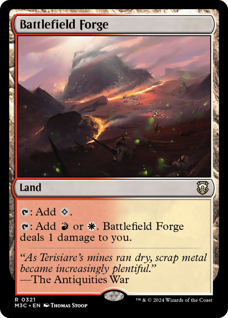 Battlefield Forge (Ripple Foil) [Modern Horizons 3 Commander] | Mega City Incorporated