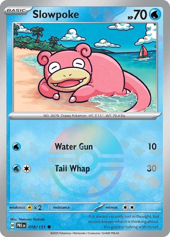 Slowpoke (018/131) (Poke Ball Pattern) [Scarlet & Violet: Prismatic Evolutions] | Mega City Incorporated