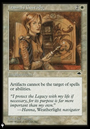 Hanna's Custody [The List] | Mega City Incorporated