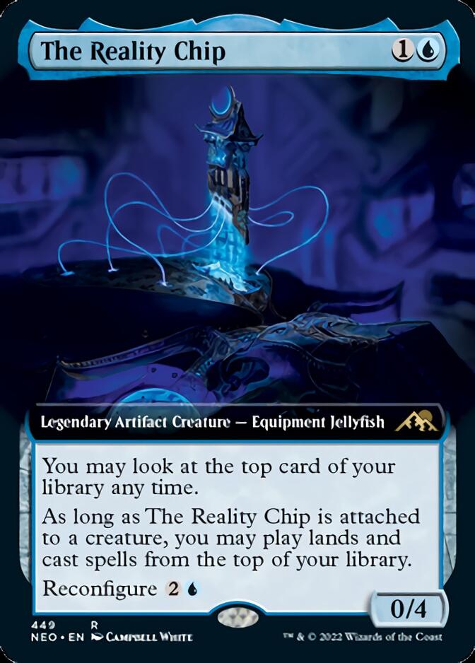 The Reality Chip (Extended Art) [Kamigawa: Neon Dynasty] | Mega City Incorporated