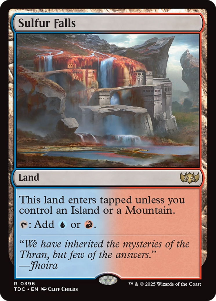 Sulfur Falls [Tarkir: Dragonstorm Commander] | Mega City Incorporated