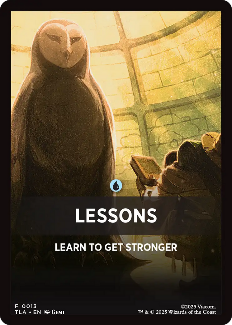Lessons Theme Card [Avatar: The Last Airbender Tokens] | Mega City Incorporated