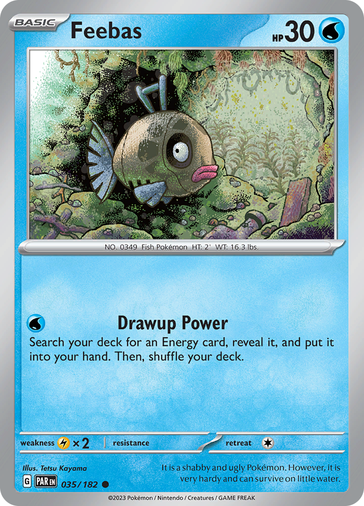 Feebas (035/182) [Scarlet & Violet: Paradox Rift] | Mega City Incorporated