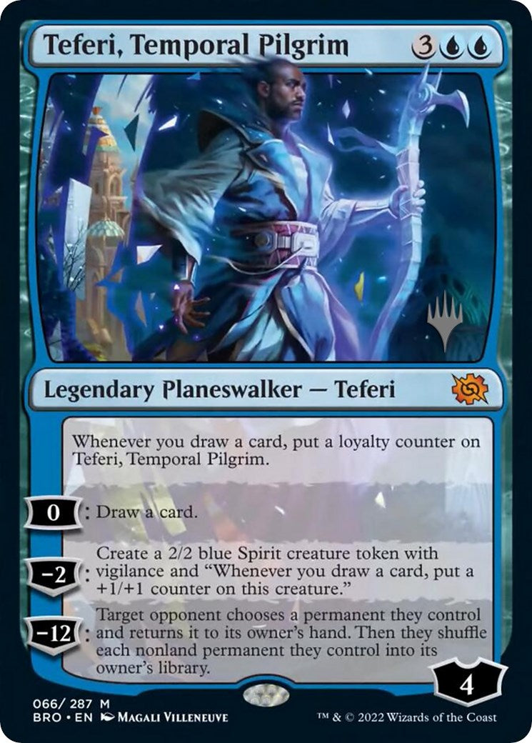 Teferi, Temporal Pilgrim (Promo Pack) [The Brothers' War Promos] | Mega City Incorporated