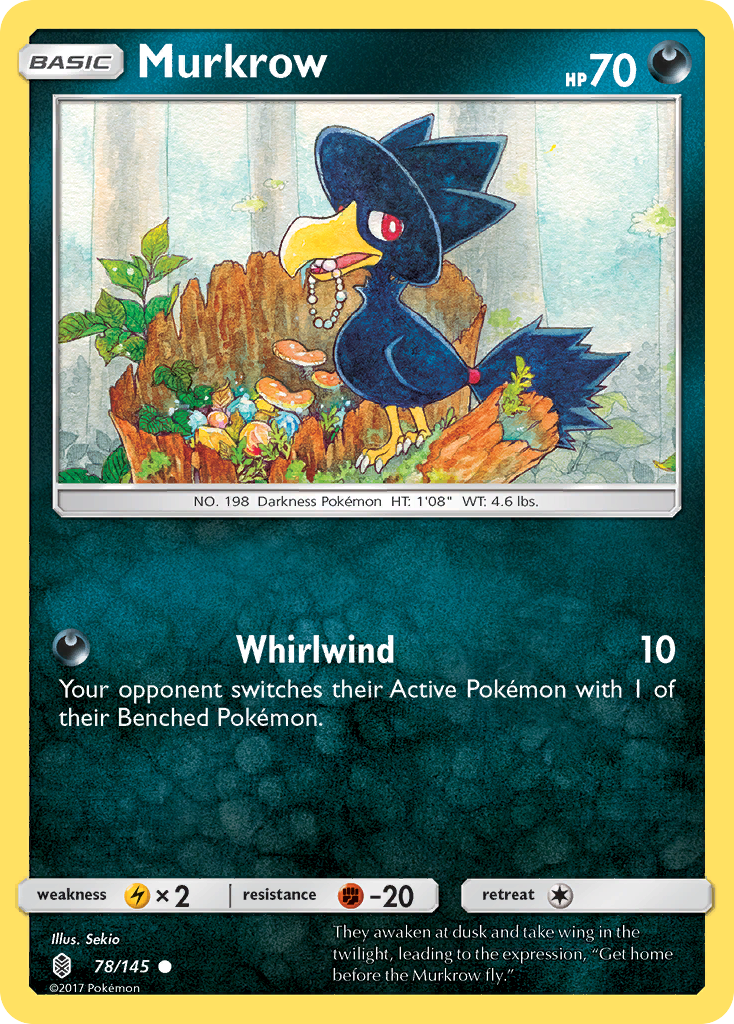 Murkrow (78/145) [Sun & Moon: Guardians Rising] | Mega City Incorporated