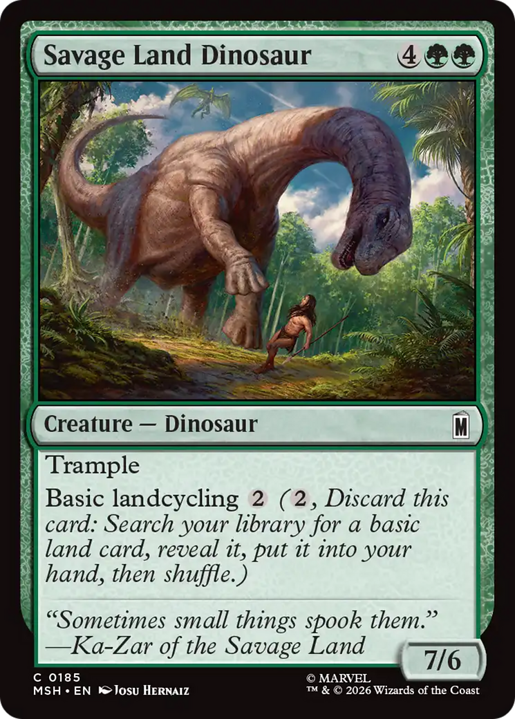 Savage Land Dinosaur [Marvel Super Heroes] | Mega City Incorporated