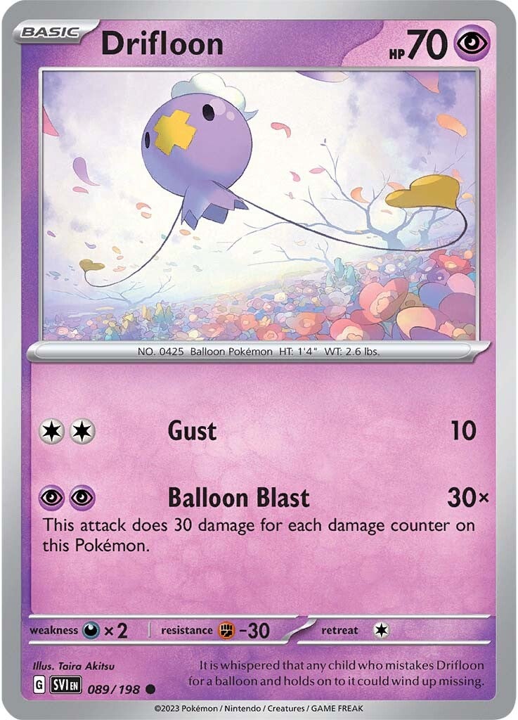 Drifloon (089/198) [Scarlet & Violet: Base Set] | Mega City Incorporated