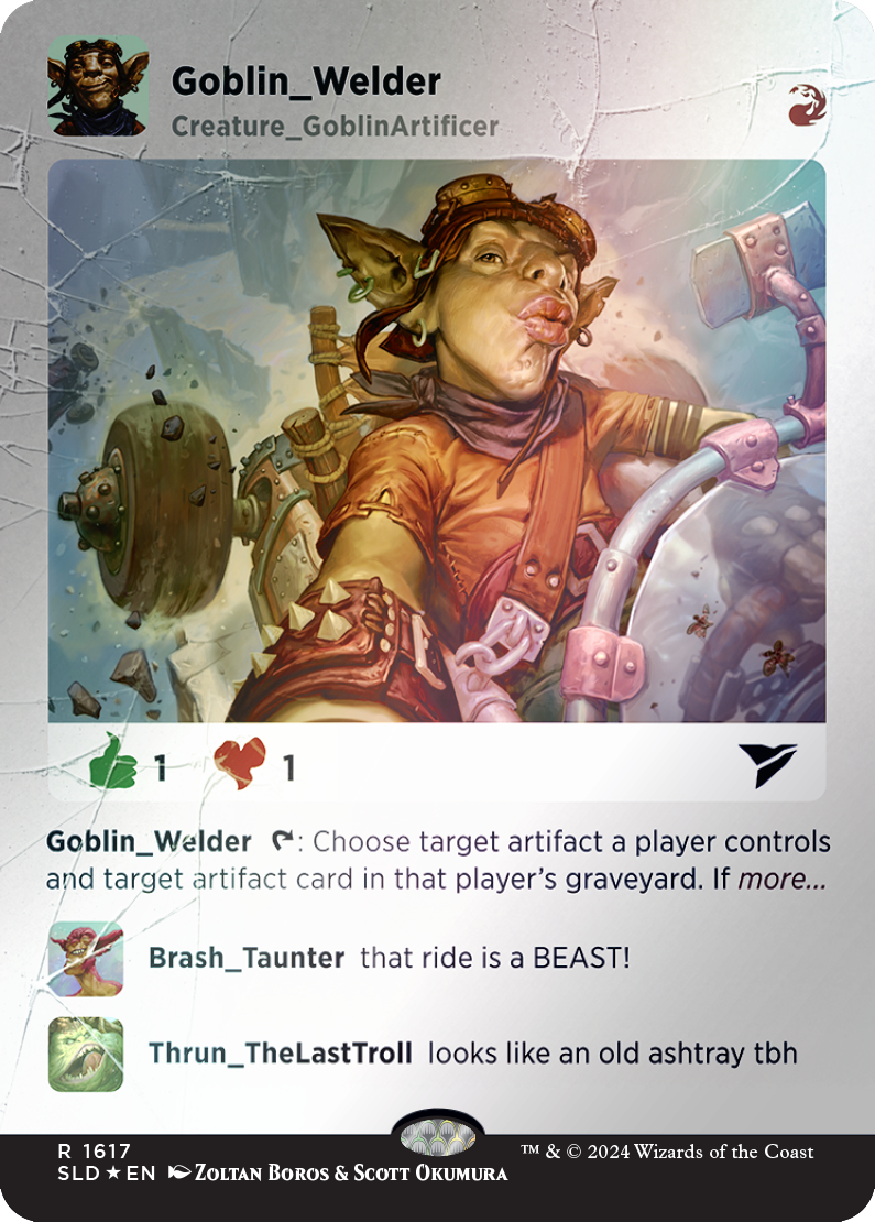 Goblin Welder (Rainbow Foil) [Secret Lair Drop Series] | Mega City Incorporated