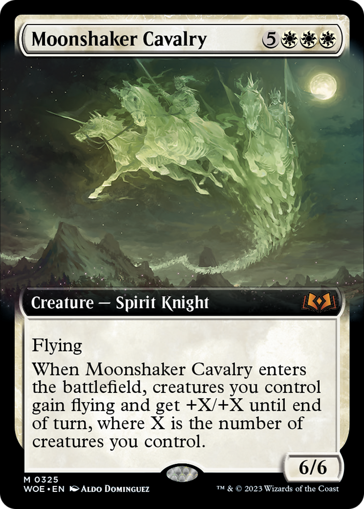 Moonshaker Cavalry (Extended Art) [Wilds of Eldraine] | Mega City Incorporated