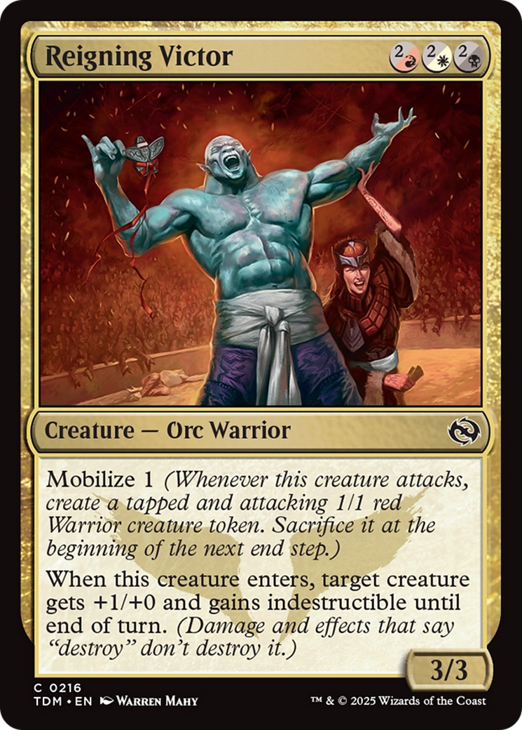 Reigning Victor [Tarkir: Dragonstorm] | Mega City Incorporated