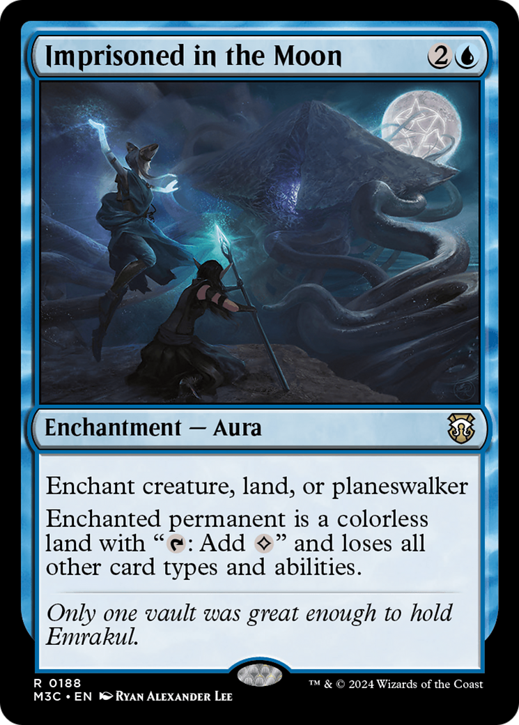 Imprisoned in the Moon (Ripple Foil) [Modern Horizons 3 Commander] | Mega City Incorporated