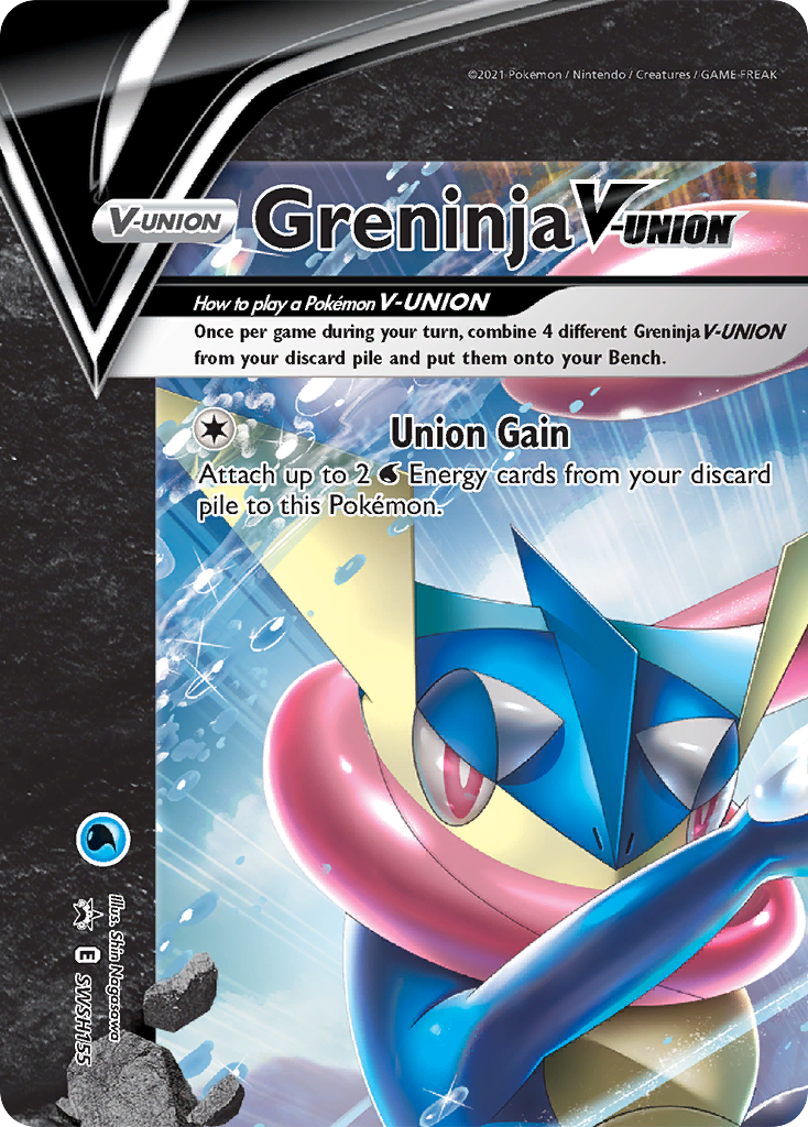Greninja V-Union (SWSH155) [Sword & Shield: Black Star Promos] | Mega City Incorporated