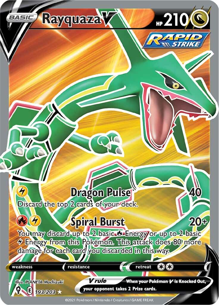 Rayquaza V (193/203) [Sword & Shield: Evolving Skies] | Mega City Incorporated