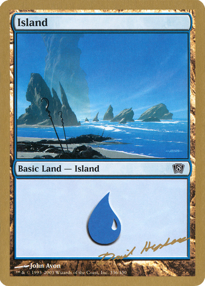 Island (dh336) (Dave Humpherys) [World Championship Decks 2003] | Mega City Incorporated