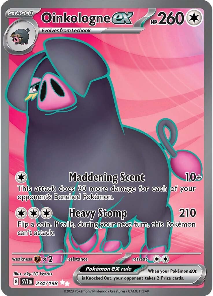 Oinkologne ex (234/198) [Scarlet & Violet: Base Set] | Mega City Incorporated