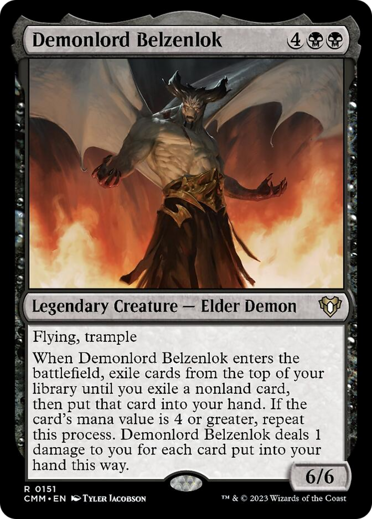 Demonlord Belzenlok [Commander Masters] | Mega City Incorporated