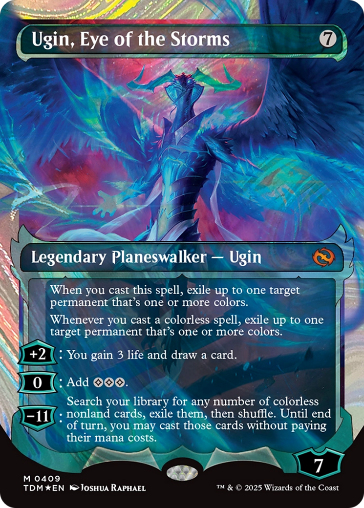 Ugin, Eye of the Storms (Showcase) (Halo Foil) [Tarkir: Dragonstorm] | Mega City Incorporated