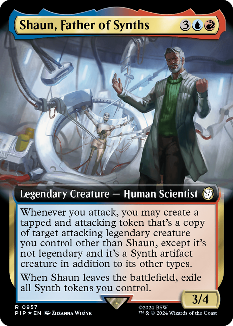 Shaun, Father of Synths (Extended Art) (Surge Foil) [Fallout] | Mega City Incorporated