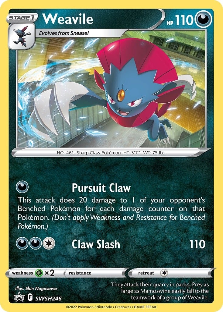 Weavile (SWSH246) [Sword & Shield: Black Star Promos] | Mega City Incorporated