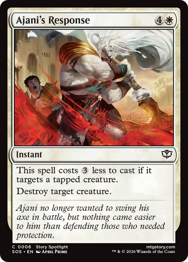 Ajani's Response [Secrets of Strixhaven] | Mega City Incorporated