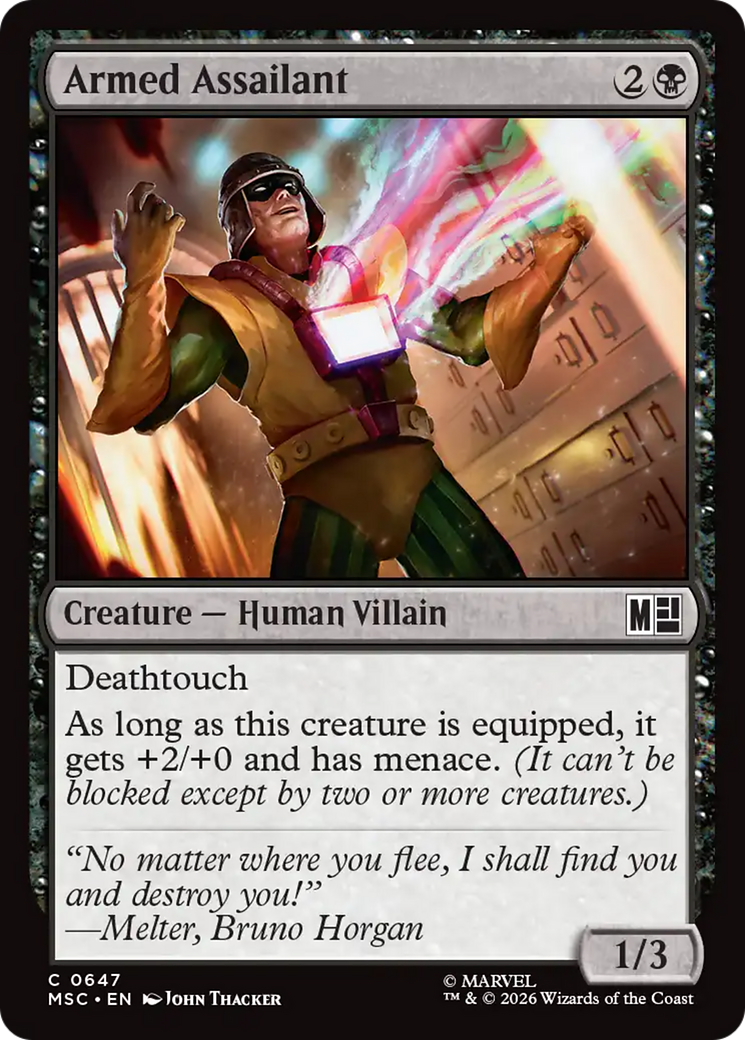 Armed Assailant [Marvel Super Heroes Commander] | Mega City Incorporated