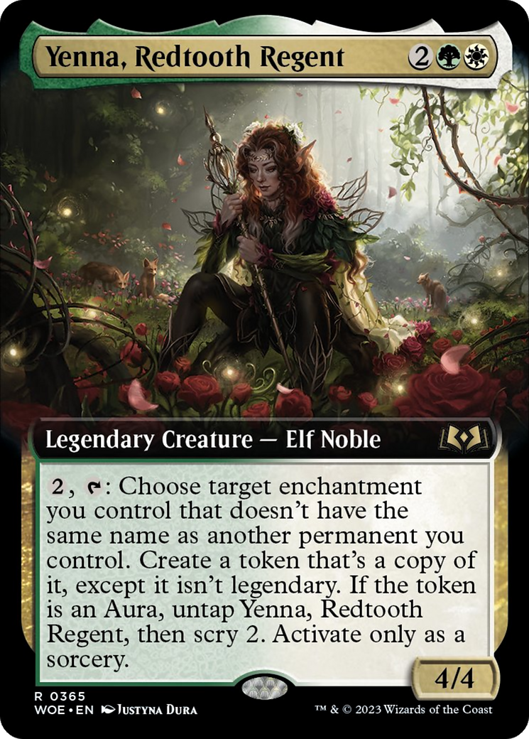 Yenna, Redtooth Regent (Extended Art) [Wilds of Eldraine] | Mega City Incorporated