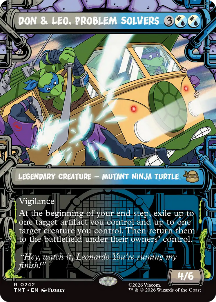 Don & Leo, Problem Solvers (Showcase) [Teenage Mutant Ninja Turtles] | Mega City Incorporated