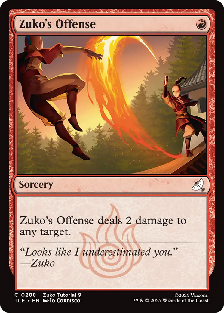 Zuko's Offense (0288) [Avatar: The Last Airbender: Eternal-Legal] | Mega City Incorporated