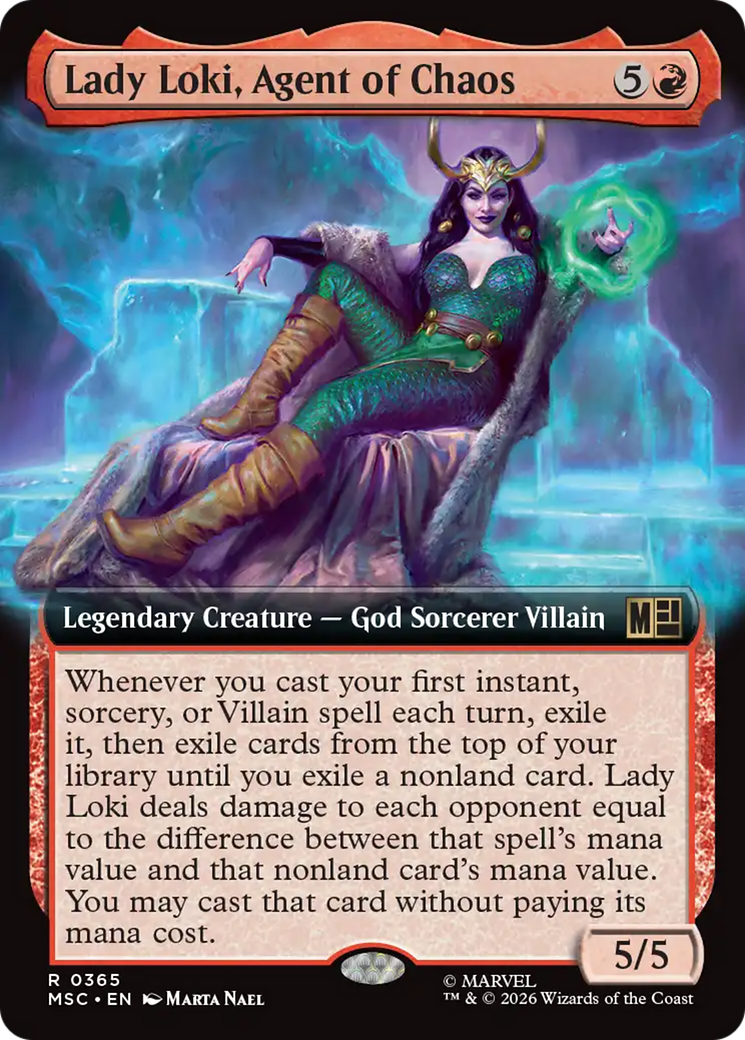 Lady Loki, Agent of Chaos (Extended Art) [Marvel Super Heroes Commander] | Mega City Incorporated