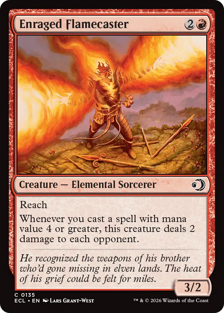 Enraged Flamecaster [Lorwyn Eclipsed] | Mega City Incorporated