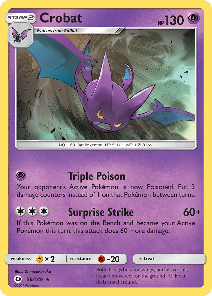 Crobat (56/149) [Sun & Moon: Base Set] | Mega City Incorporated