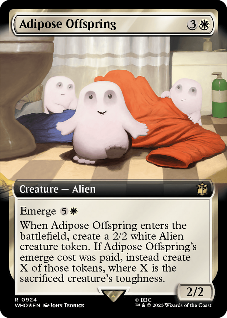 Adipose Offspring (Extended Art) (Surge Foil) [Doctor Who] | Mega City Incorporated