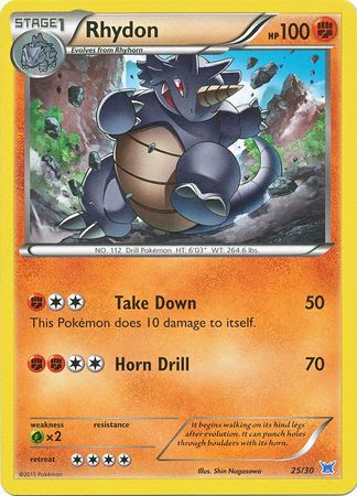 Rhydon (25/30) [XY: Trainer Kit 2 - Latios] | Mega City Incorporated