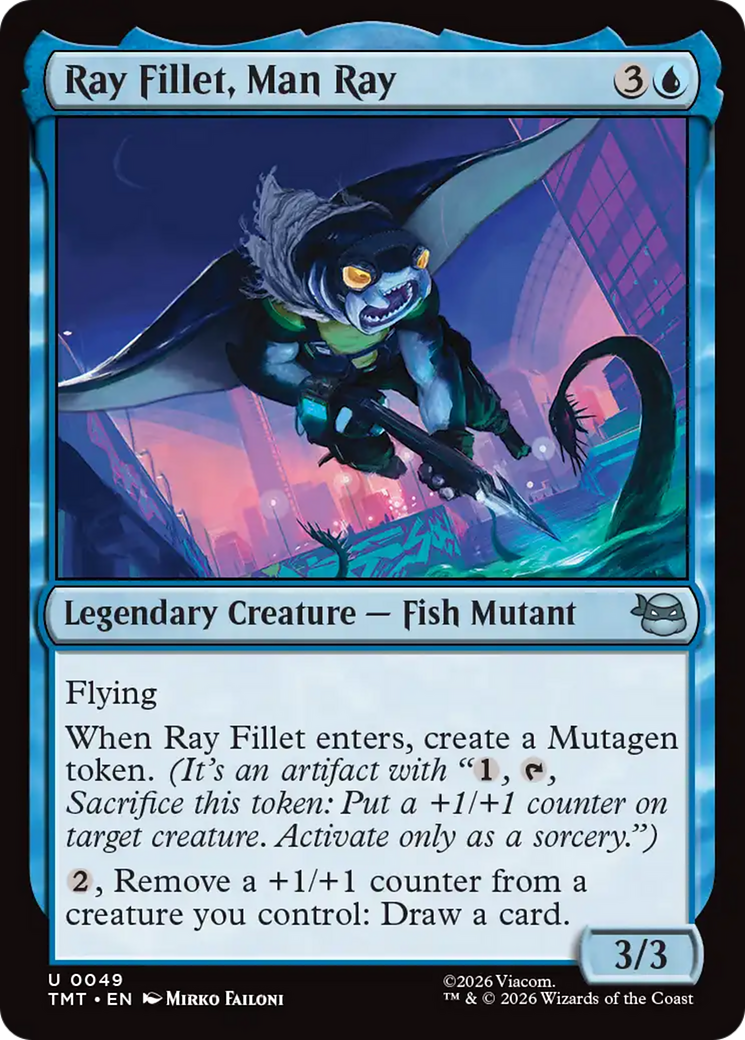 Ray Fillet, Man Ray [Teenage Mutant Ninja Turtles] | Mega City Incorporated