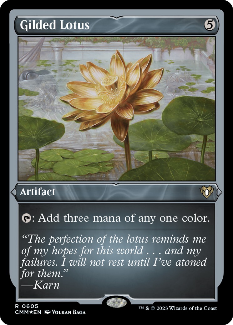 Gilded Lotus (Foil Etched) [Commander Masters] | Mega City Incorporated