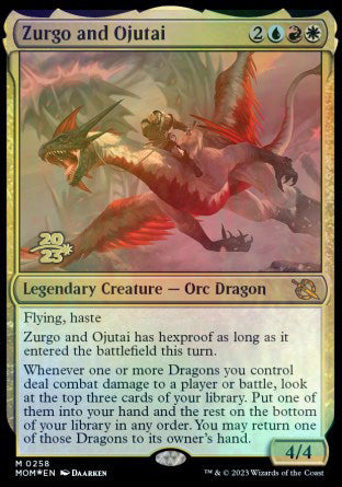 Zurgo and Ojutai [March of the Machine Prerelease Promos] | Mega City Incorporated