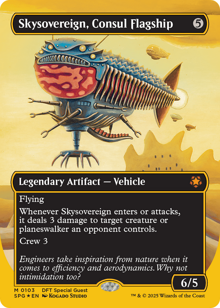 Skysovereign, Consul Flagship (First-Place Foil) [Aetherdrift Special Guests] | Mega City Incorporated