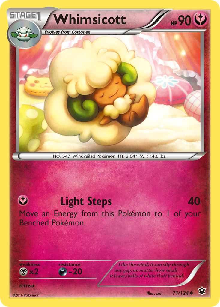 Whimsicott (71/124) [XY: Fates Collide] | Mega City Incorporated