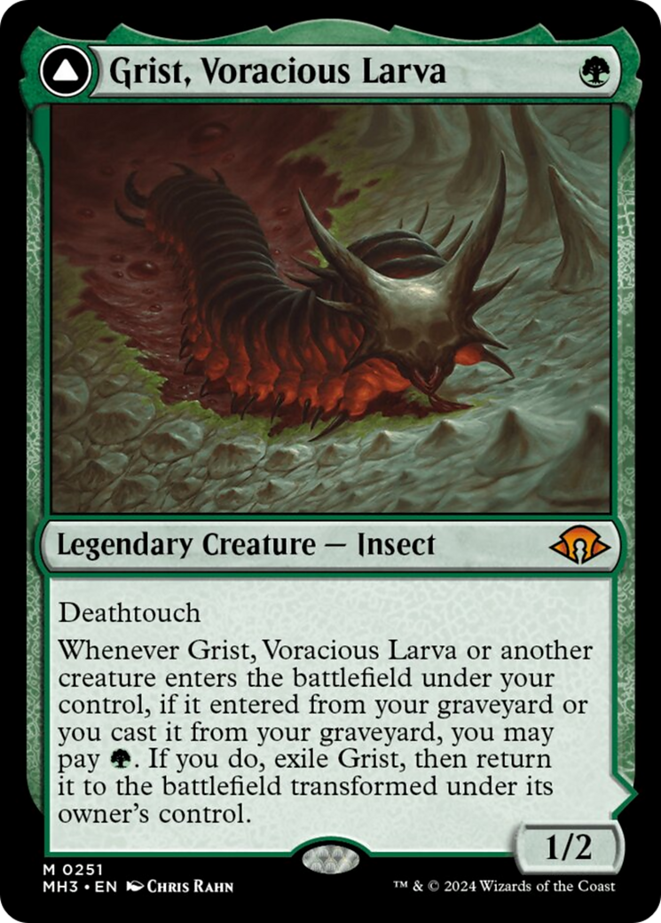 Grist, Voracious Larva // Grist, the Plague Swarm [Modern Horizons 3] | Mega City Incorporated