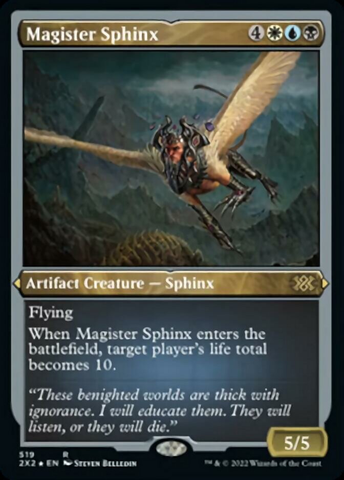 Magister Sphinx (Foil Etched) [Double Masters 2022] | Mega City Incorporated