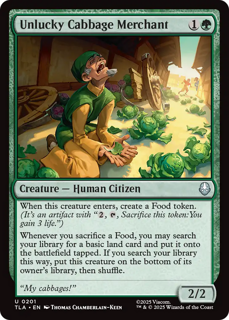 Unlucky Cabbage Merchant [Avatar: The Last Airbender] | Mega City Incorporated