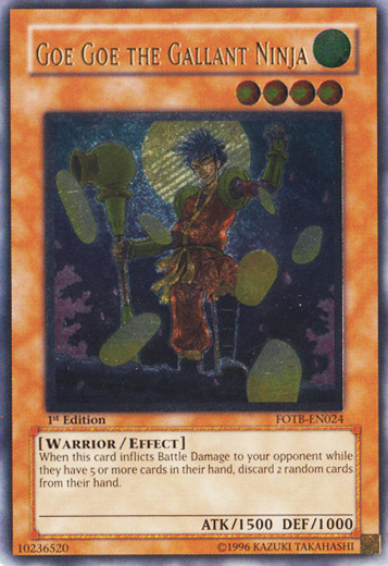 Goe Goe the Gallant Ninja [FOTB-EN024] Ultimate Rare | Mega City Incorporated