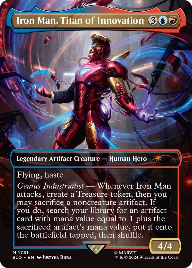 Iron Man, Titan of Innovation (Rainbow Foil) [Secret Lair Drop Series] | Mega City Incorporated