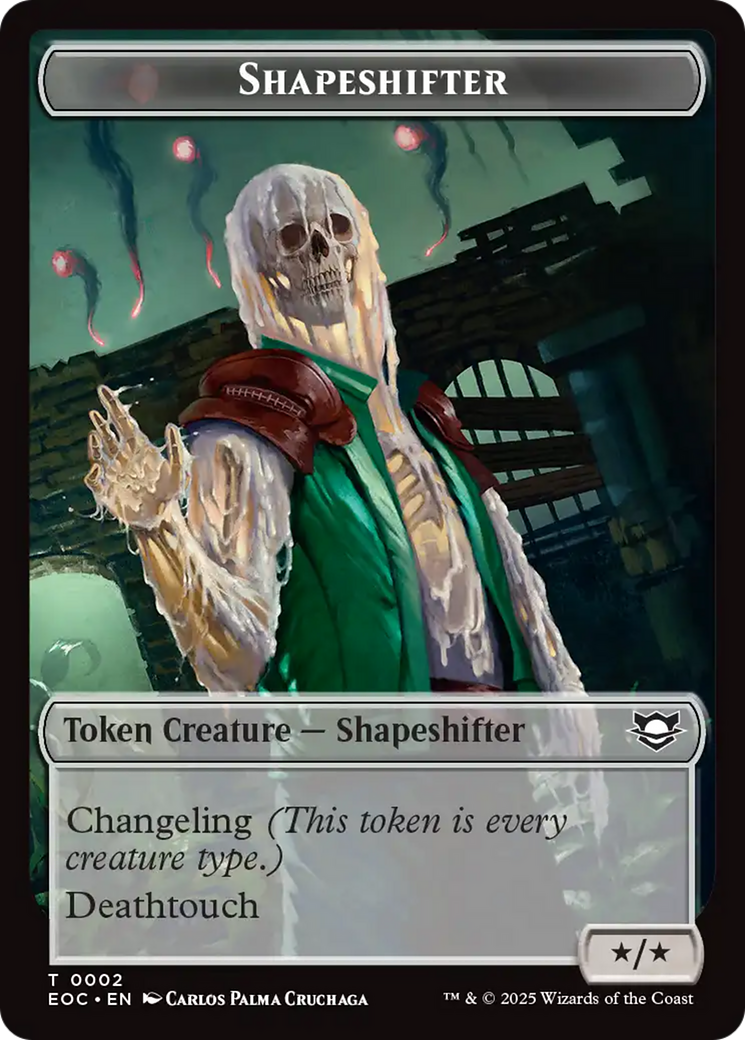 Shapeshifter // Golem (0013) Double-Sided Token [Edge of Eternities Commander Tokens] | Mega City Incorporated